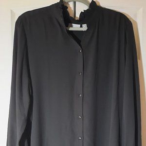 Susan Graver Ruffled Blouse XL